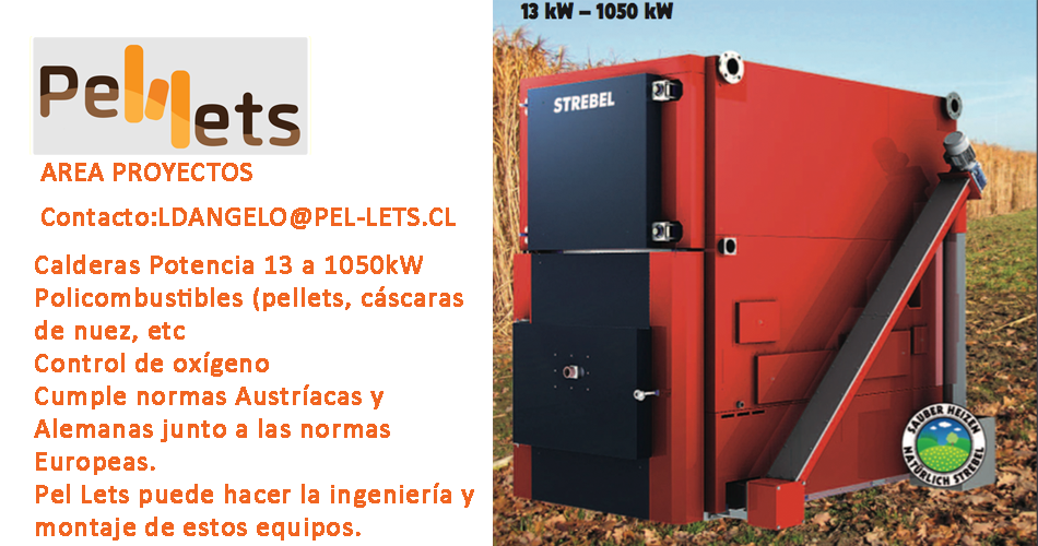 Calderas de alta gama para quemar nueces, Pellets